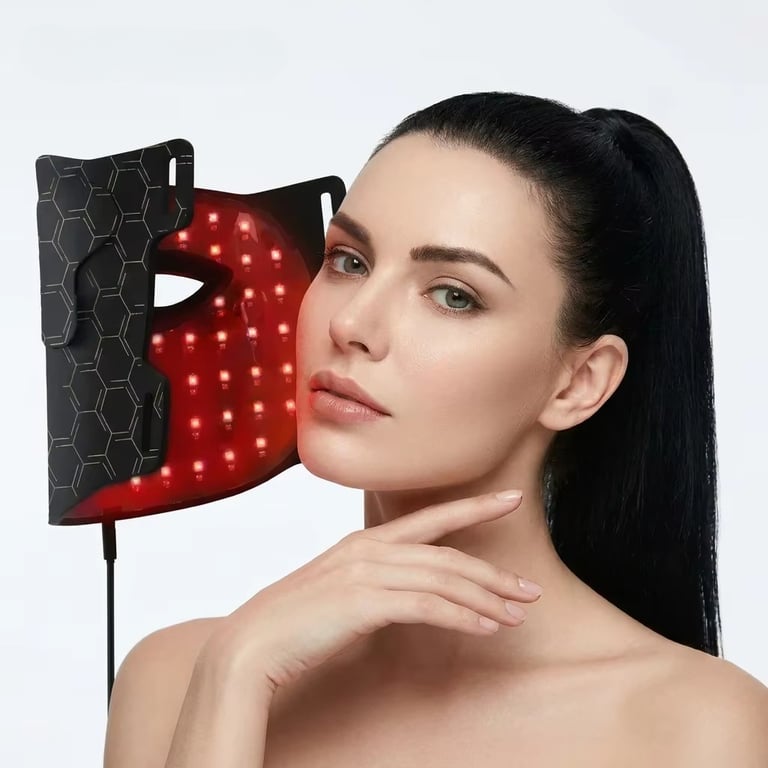 Professional LED Light Therapy Facial Mask | 8-Color Red Infrared thumbnail 3