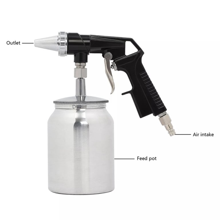 Air Sandblasting Gun Compressor Handheld 90 PSI Sand Blaster Shot Media Blasting thumbnail 7