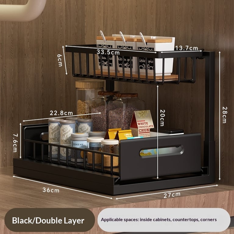 Under-sink Storage Rack For The Kitchen Sink thumbnail 7