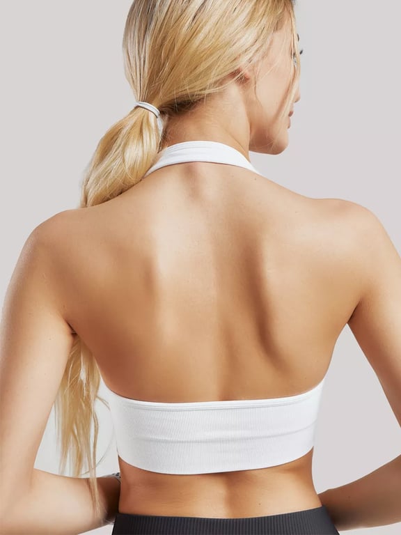 Backless Yoga Sports Bra | Quick-Dry Halter Neck Athletic Top for Women thumbnail 1