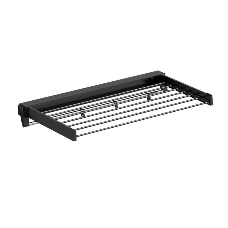 Wall-Mounted Folding Clothes Drying Rack | Space-Saving Design thumbnail 1
