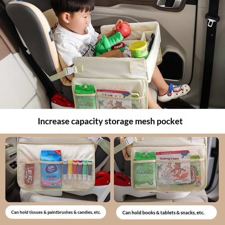 Car Baby Safety Seat Tray with Phone Holder | Padded Activity Tray thumbnail 17