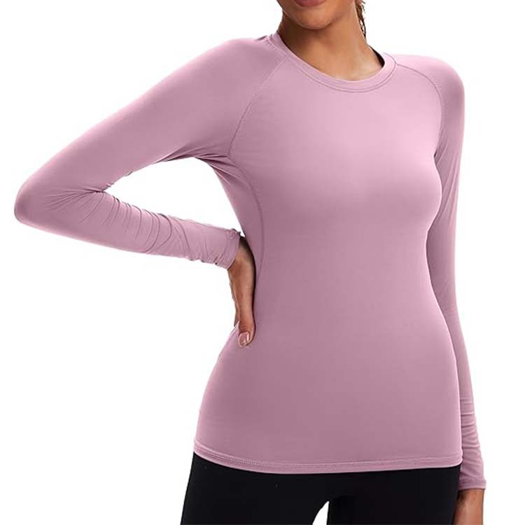 Women's Quick-Drying Sports T-Shirt Shapewear | Long Sleeve Athletic Top thumbnail 5