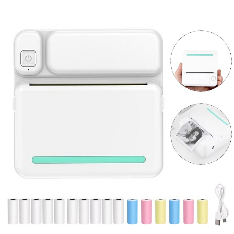 Mini Thermal Printer Bluetooth | Portable Photo Label Printing Machine thumbnail 12