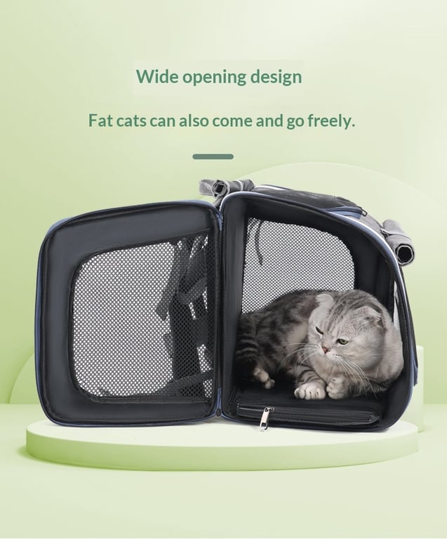 Portable Car Travel Cat Carrier | Multi-Function Pet Backpack Home & Kitchen thumbnail 15