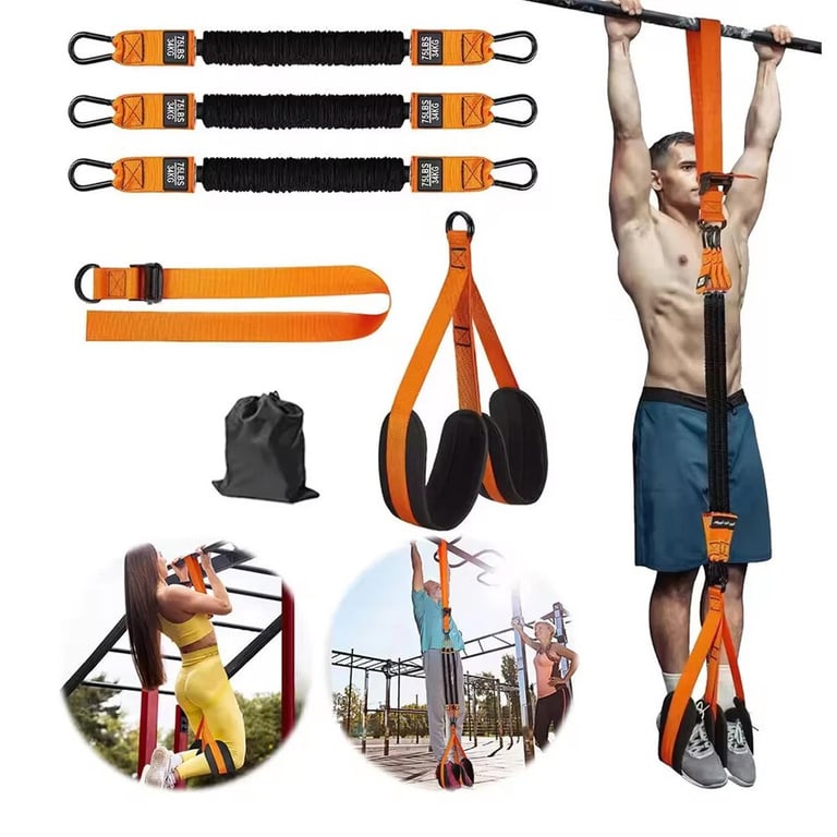 Heavy Duty Pull Up Assistance Bands Set | Adjustable Training thumbnail 18