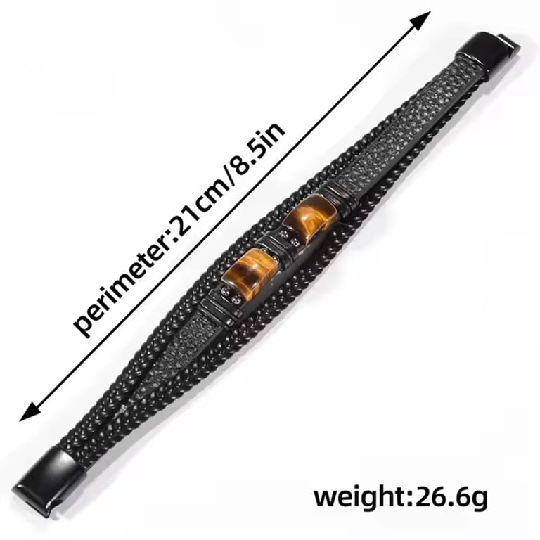 Natural Tiger Eye Stone Bracelet for Men & Women | Handmade thumbnail 9