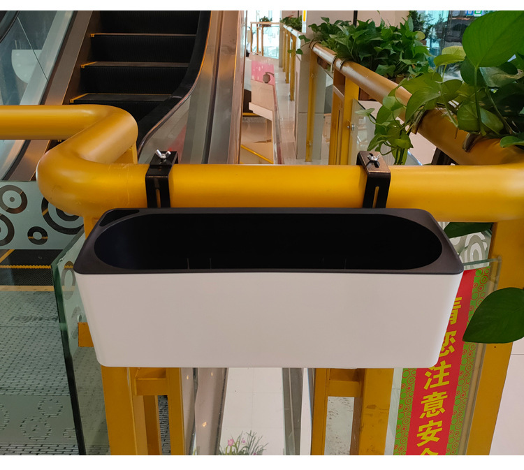 Rectangular Plastic Self-Watering Lazy Flower Pot for Balcony Vegetables thumbnail 7