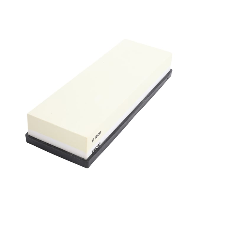 Sharpening Stone Light Yellow White Dual Sided 10 0 0 6000 Grit Wet Stone With Anti Slip Base For Kitchen Woodworking thumbnail 4