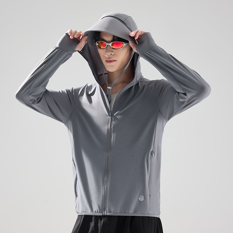 Men's Outdoor Ice-Silk Sun-Protective Clothing | UPF50+ Lightweight Jacket thumbnail 9