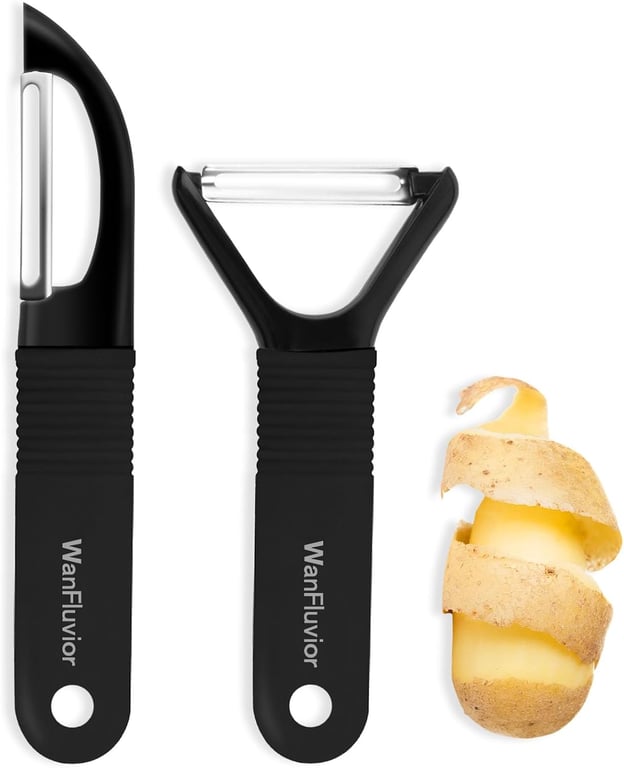 Kitchen Vegetable Peelers Set | Swivel & Y-Shaped Peeler Tool