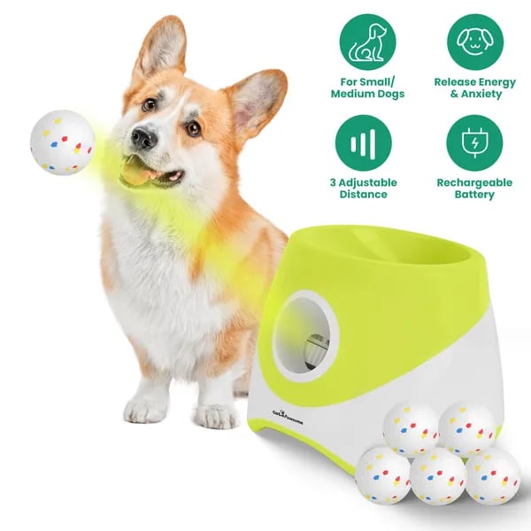 Automatic Dog Ball Launcher Rechargeable | 3 Distance Settings thumbnail 3