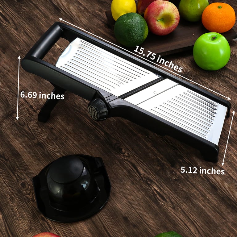 Professional Mandoline Slicer Stainless Steel | Vegetable Fruit Cutter thumbnail 8