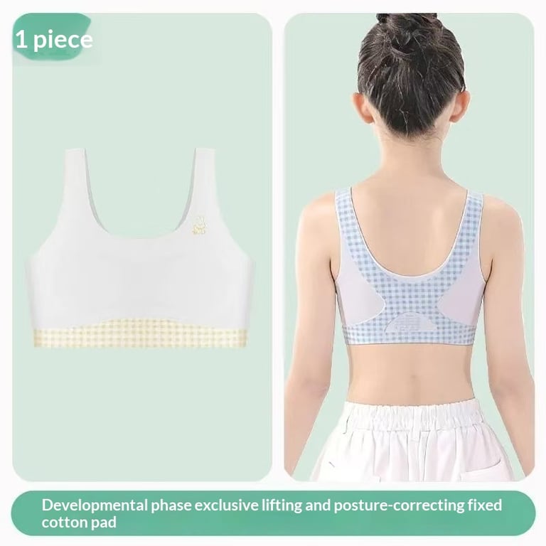 Ice-Silk Training Bra for Young Girls | Posture-Correcting Chest Pad thumbnail 6