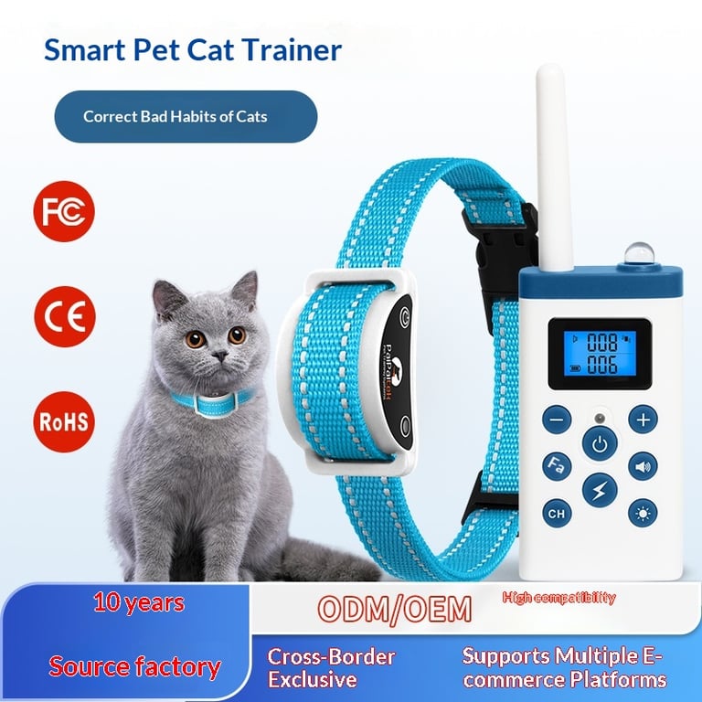 Remote Control Cat Training Collar | Waterproof Behavior Corrector thumbnail 12