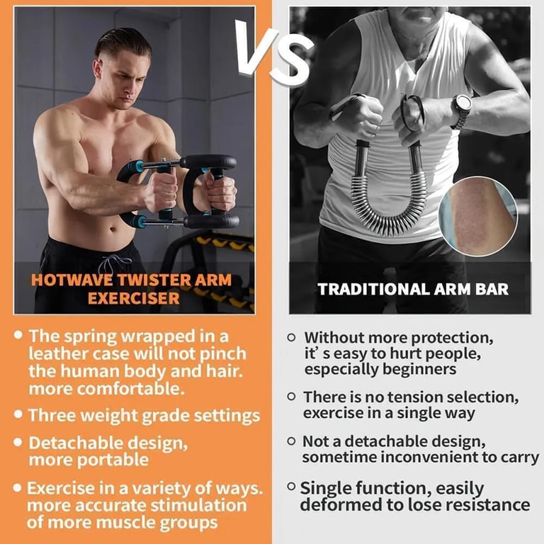 Adjustable Shaker Twister Arm Trainer | Chest Expander Workout thumbnail 10