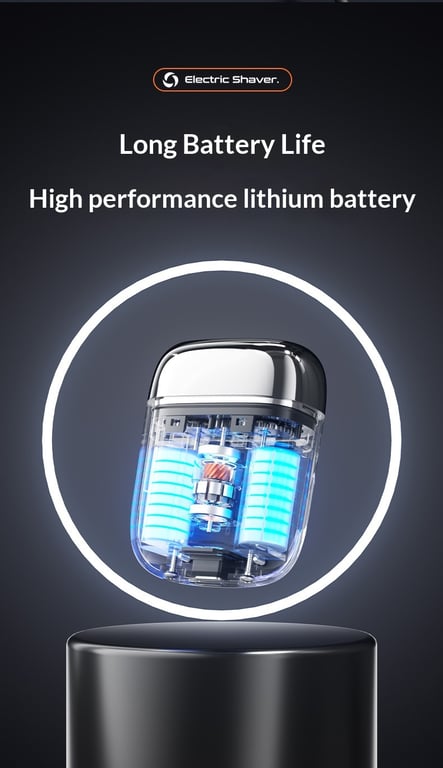 LED Digital Display Portable Mini Electric Shaver | Fast-Charging thumbnail 7