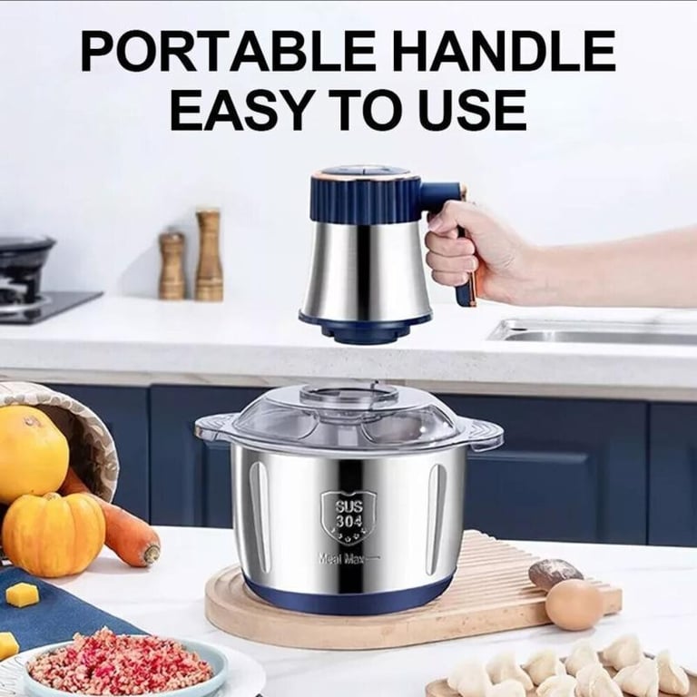 5L Electric Meat Grinder Heavy Duty - Food Processor Mixer & Chopper, Sausage Maker, Kitchen Helper, UK Plug thumbnail 5
