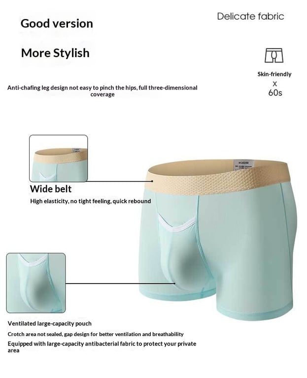 Men's Quick-Drying Ice-Silk Breathable Slim-Fit Sports Shorts thumbnail 6