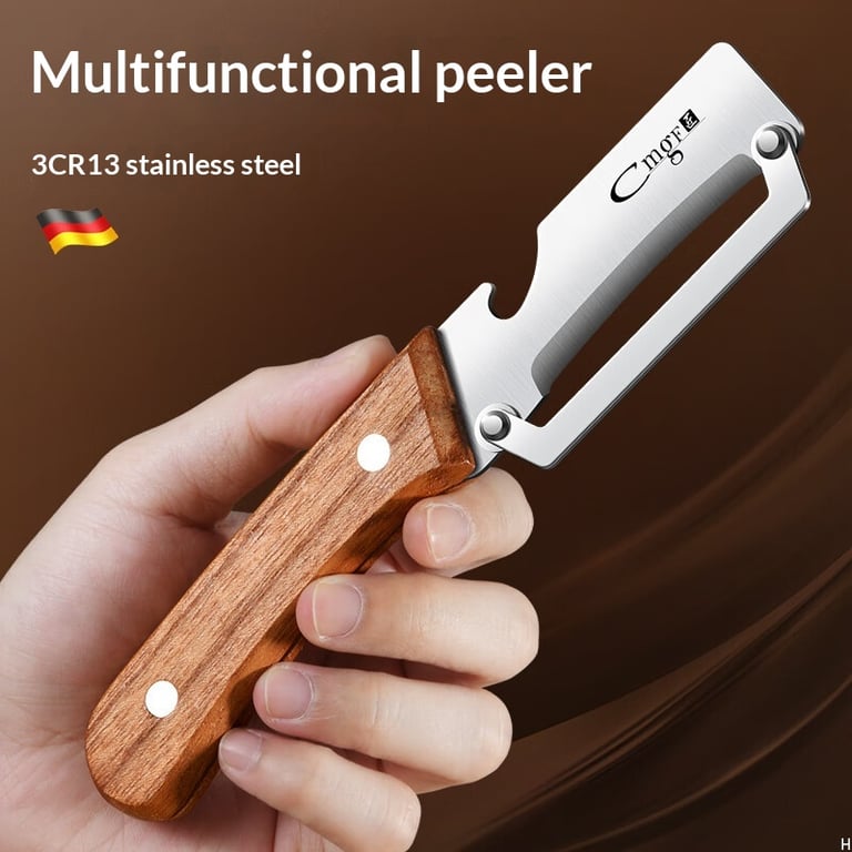 Stainless Steel Lettuce & Vegetable Peeler | Sharp Blade Kitchen Tool thumbnail 7