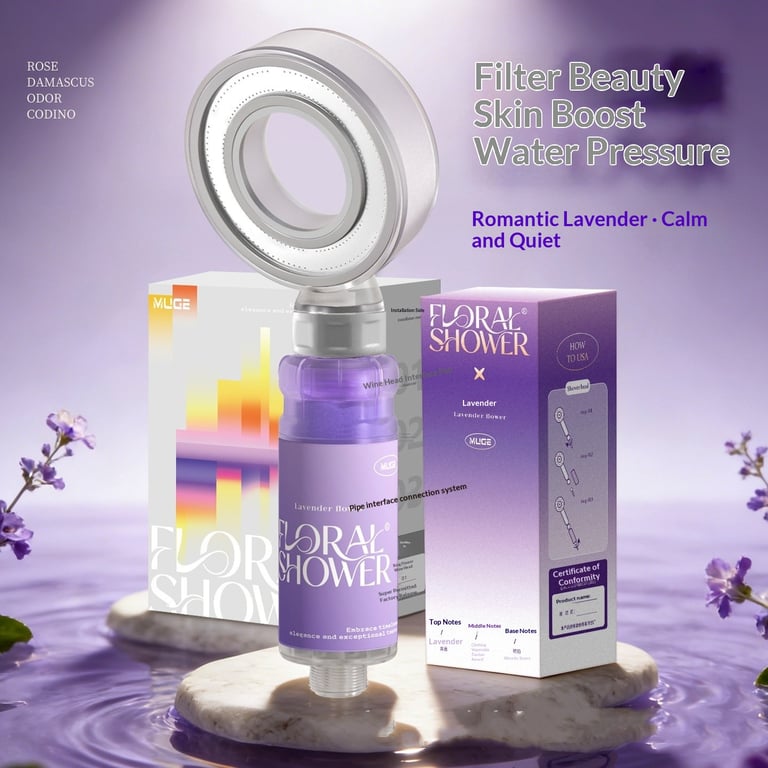 Aromatherapy Pressurized Showerhead Filter | Spa Shower Experience thumbnail 6