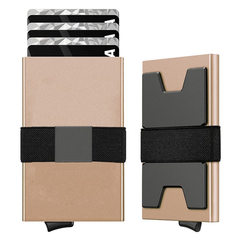 Aluminum RFID Card Case Minimalist Wallet | Mens Card Holder A008 thumbnail 6