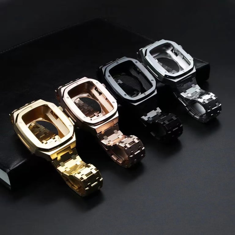 Stainless Steel Smartwatch Case with Fluororubber Band | Luxury Sports Watch thumbnail 18