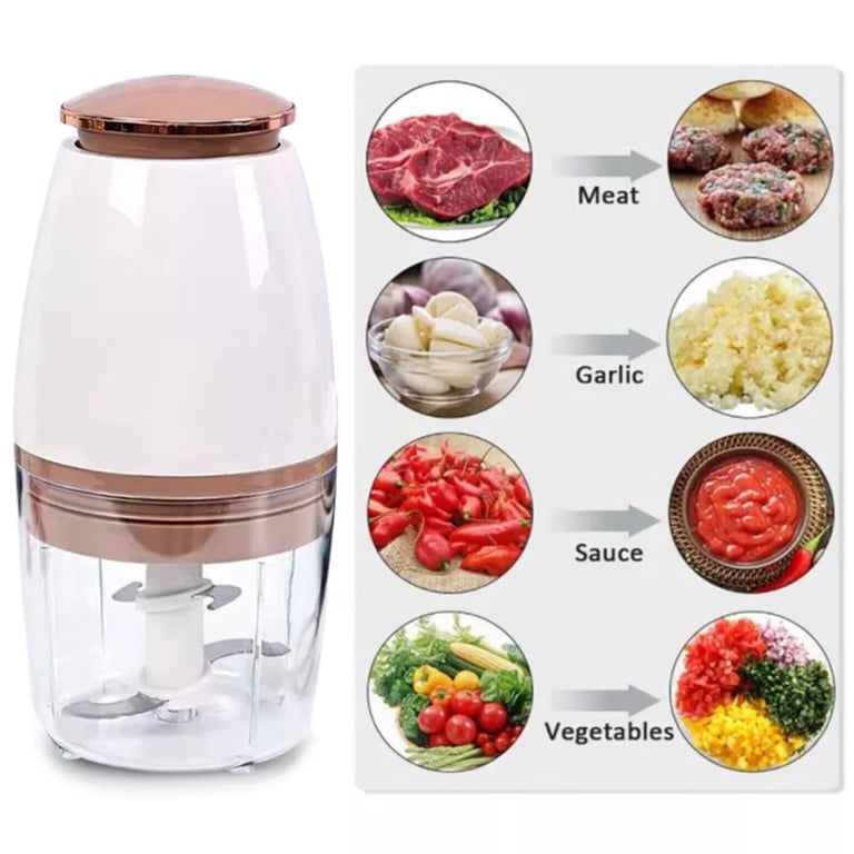 700ML Food Processor Electric Vegetable Chopper Multi Blender Meat Fruit Mixer thumbnail 7