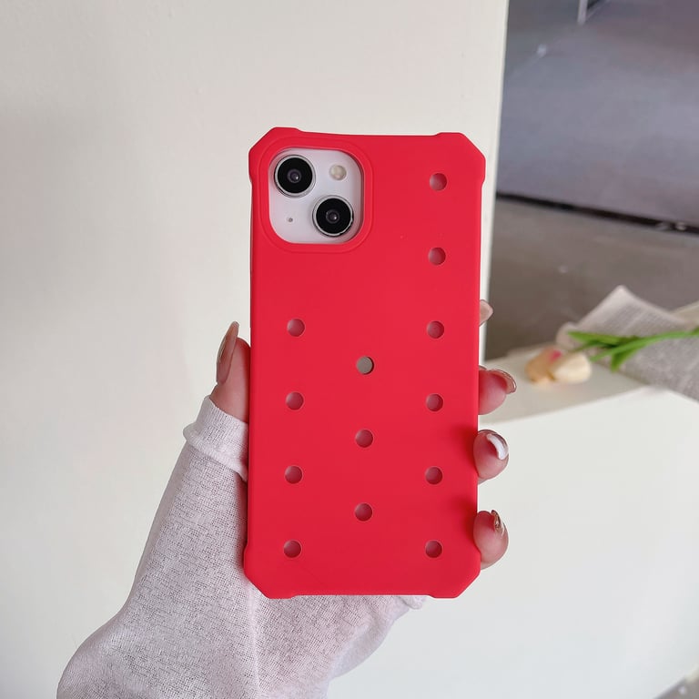 Silicone Hole Phone Case | Protective 3D Perforated Cover Canada thumbnail 6