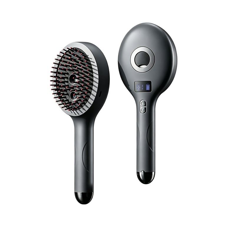 Spray Head Massage Comb with Digital Display | Scalp Care thumbnail 3