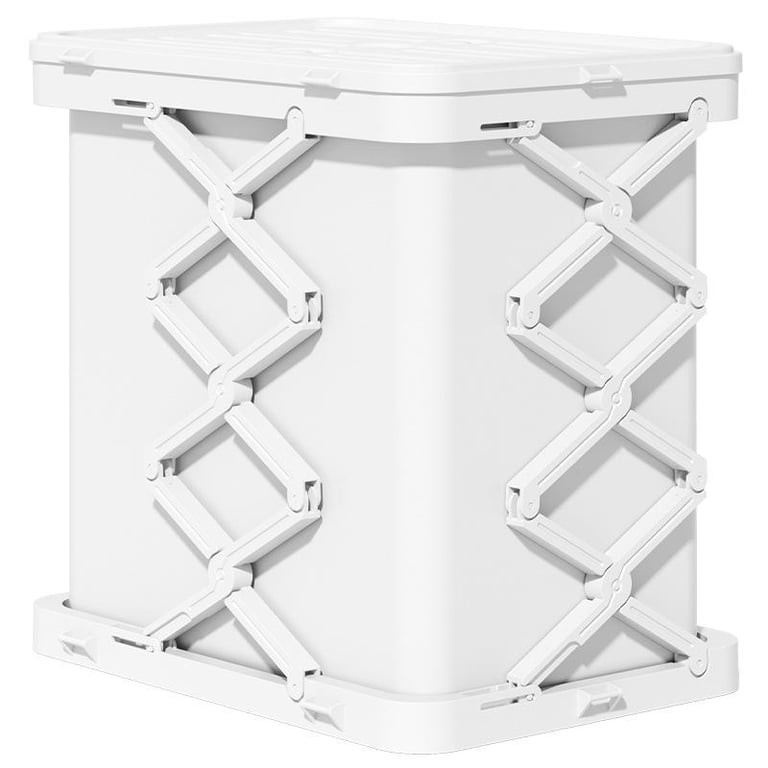Foldable Plastic Storage Cabinet No Installation | Multi-Layer Organizer