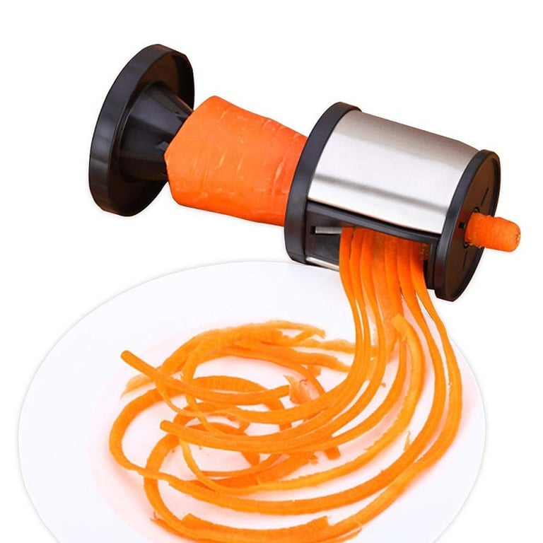 Handheld Stainless Steel Vegetable Spiralizer | Compact Fruit Grater thumbnail 3