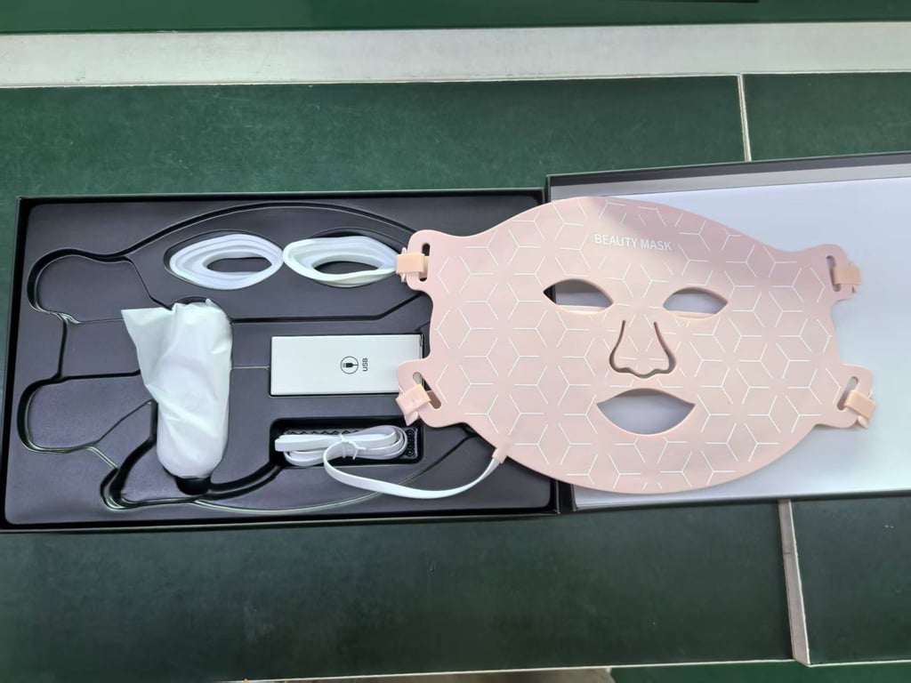 LED Silicone Multicolor Photon Therapy Rejuvenating Facial Mask | Canada thumbnail 15