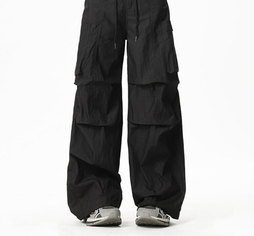 Loose-fit Casual Quick-drying Outdoor Pants | Wide-leg Cargo Style thumbnail 16