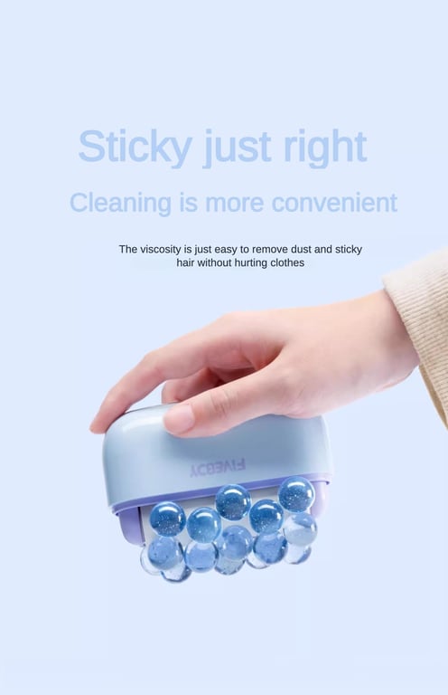 Portable Pet Hair Remover With Lid Reusable, Palm-Sized Lint Roller Pocket-Sized Travel Essential For Removing Cat And Dog Hair thumbnail 7