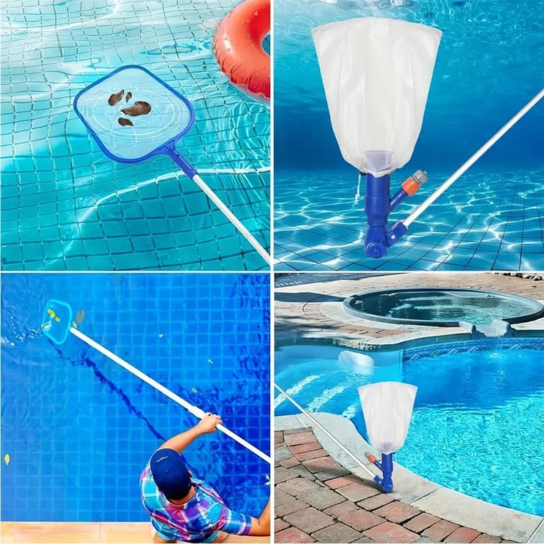 Pool Cleaning Tool With Bottom Brush And Suction Head thumbnail 4