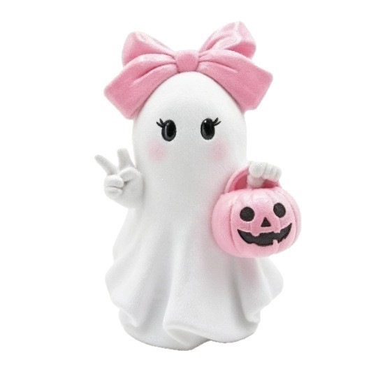 Cute Halloween Ghost Pumpkin Resin Desk Organizer Set | Captain Fam thumbnail 6