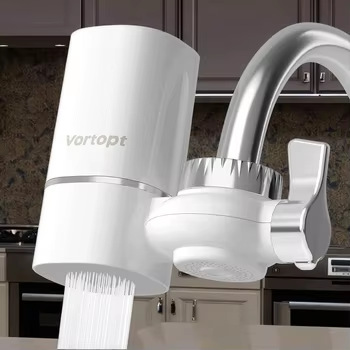 Food-Grade ABS Faucet Water Filter | Universal Activated Carbon