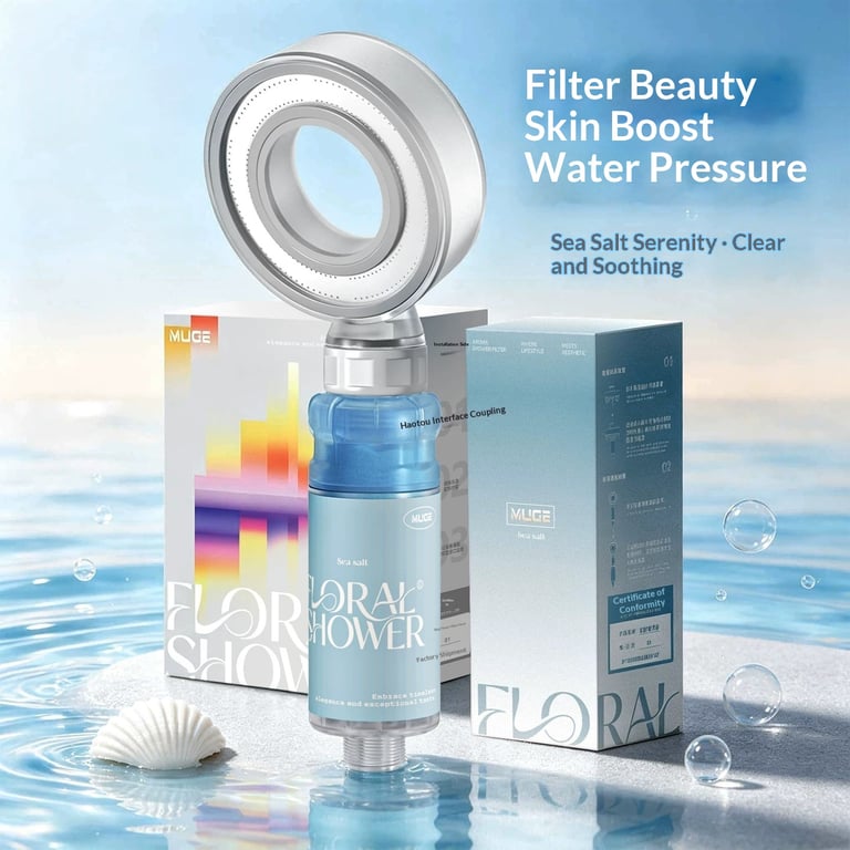 Aromatherapy Pressurized Showerhead Filter | Spa Shower Experience thumbnail 3