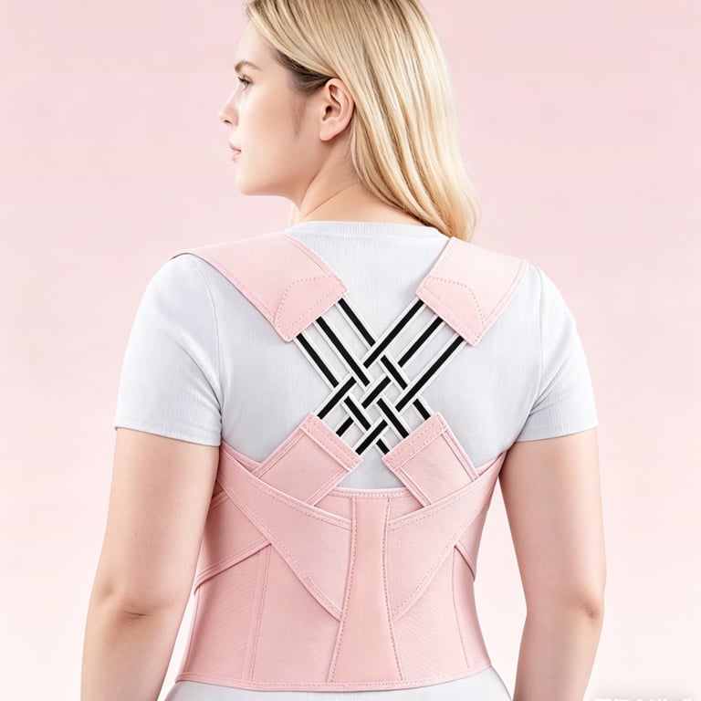 Anti Hunchback Posture Correction Strap for Women | Invisible Support thumbnail 2