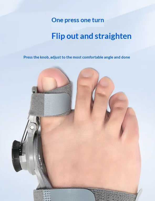 Hallux Valgus Corrector with Multi-Angle Adjustable Knob | Bunion Relief thumbnail 9