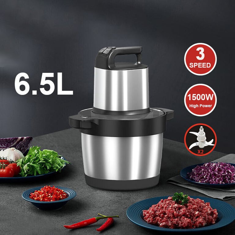 6.5L Electric Meat Grinder | 1500W Stainless Steel Food Processor thumbnail 1