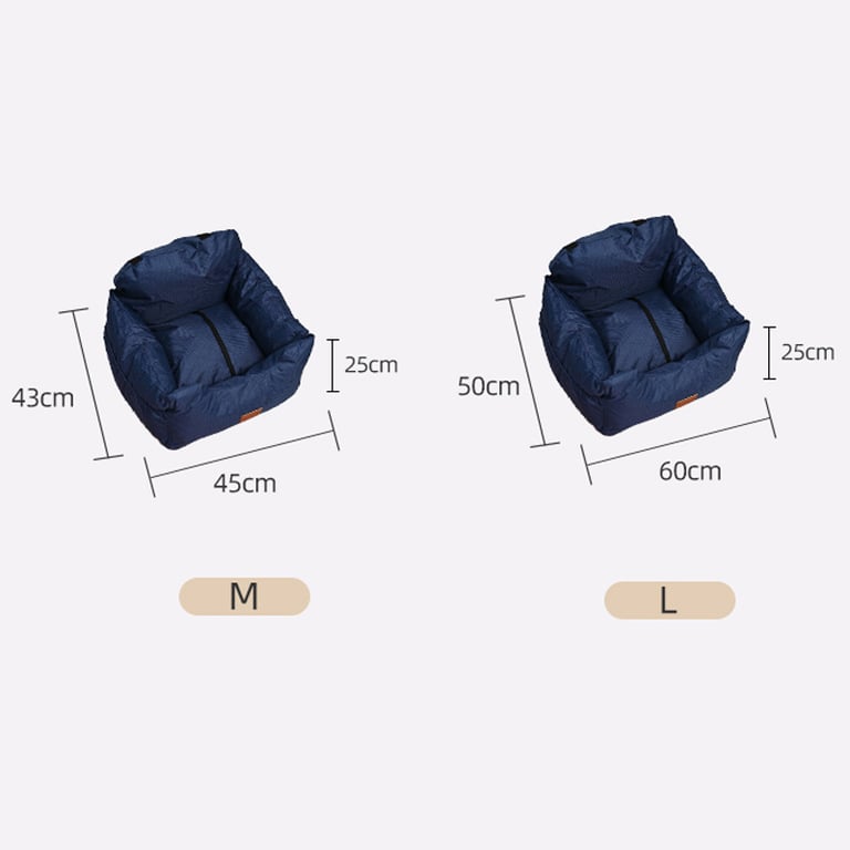 Simple-Style Car Dog Bed Pet Car Seat | Safe Travel Booster thumbnail 7