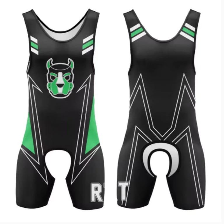 Dog-Head Bodysuit Wrestling Suit with Cutouts | Weightlifting thumbnail 3