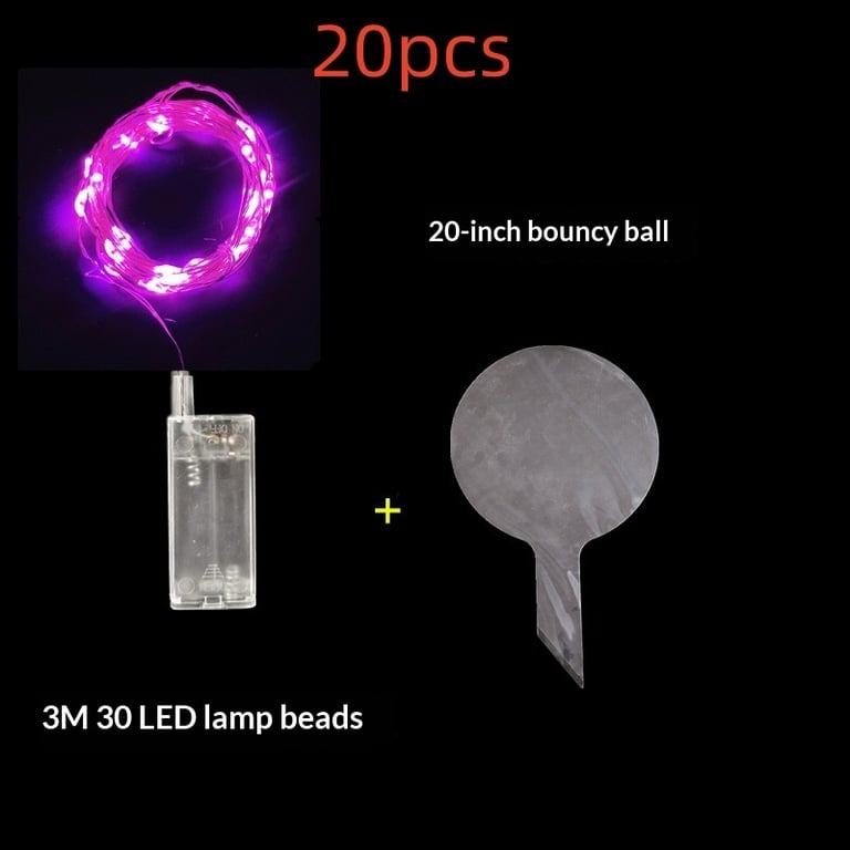 Floating LED Balloon Decorations | 20-inch Glowing Party Lights thumbnail 3