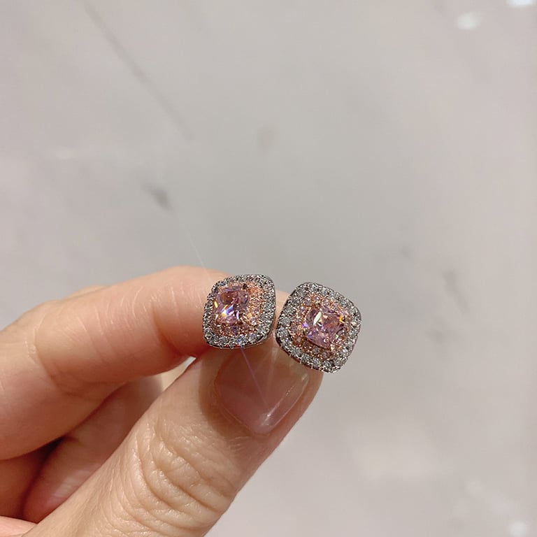 Women's Zircon Fashion Earring Ring And Bracelet Set | Home & Kitchen thumbnail 13