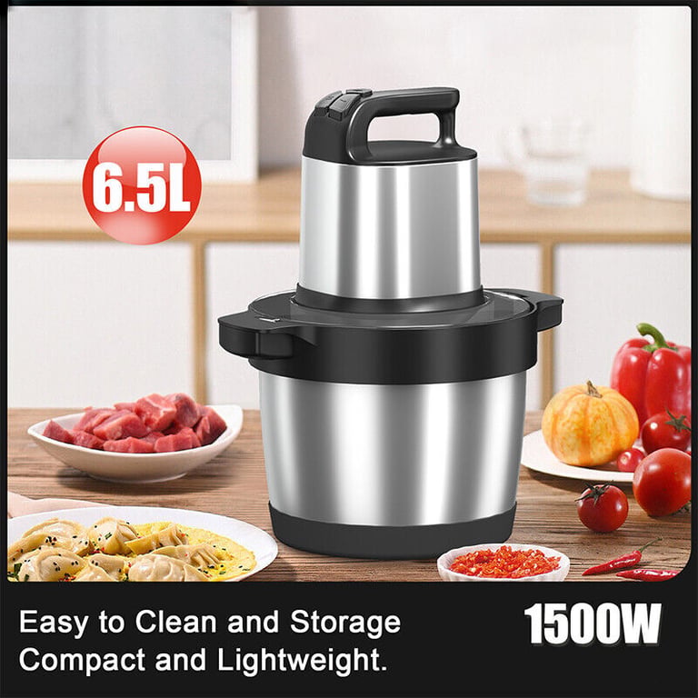 6.5L Electric Meat Grinder | 1500W Stainless Steel Food Processor thumbnail 3