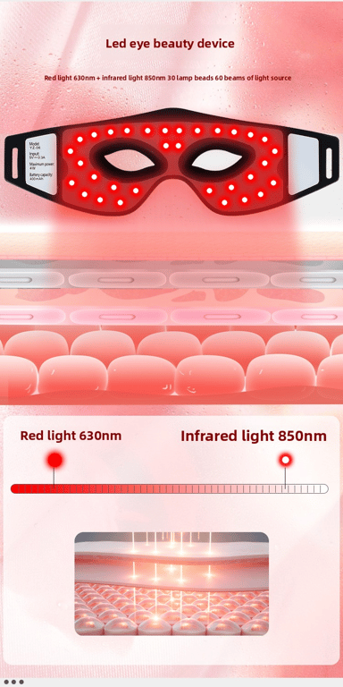 Wireless LED Red Light Eye Massager | Infrared Photon Skin Rejuvenation thumbnail 4