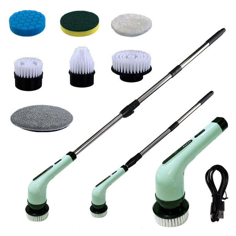 Electric Cleaning Brush with Extendable Handle | Captain Fam thumbnail 3