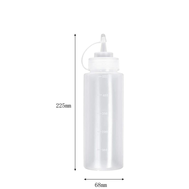 8 Pack Squeeze Sauce Bottles 500ml | Leak-Proof Condiment Dispensers thumbnail 17